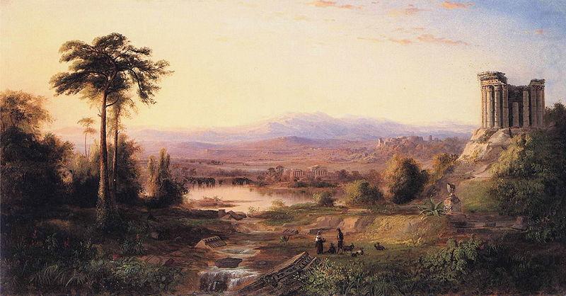 Robert S.Duncanson Recollections of Italy china oil painting image